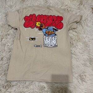Empyre Beige Graphic skateT-Shirt